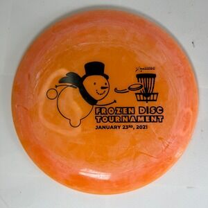 Orange Frozen Disc Tournament Disc Golf Disc January 23 2021